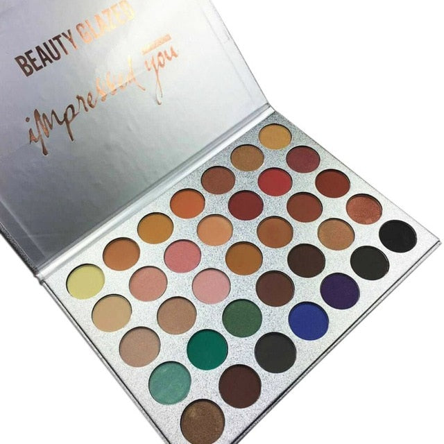 35 Color Eye Makeup Jacly Hill Eyeshadow Palette Shades Shimmer Matte Eye Shadow Pallete Cosmetics