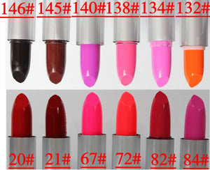 2018 New Fashion Lip stick Makeup Waterproof Long Lasting Pigments Sexy Red Baby Pink Black Lot Lipstick Girls Cheap Makeup