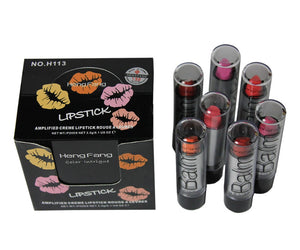 2018 New Fashion Lip stick Makeup Waterproof Long Lasting Pigments Sexy Red Baby Pink Black Lot Lipstick Girls Cheap Makeup