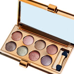 2018 New Shimmer Eye Shadow Brand Palette Waterproof Long Lasting 8 Color Pigmented Warm Glitter Eyeshadow Palette Luxury Makeup