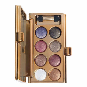 2018 New Shimmer Eye Shadow Brand Palette Waterproof Long Lasting 8 Color Pigmented Warm Glitter Eyeshadow Palette Luxury Makeup