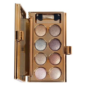 2018 New Shimmer Eye Shadow Brand Palette Waterproof Long Lasting 8 Color Pigmented Warm Glitter Eyeshadow Palette Luxury Makeup