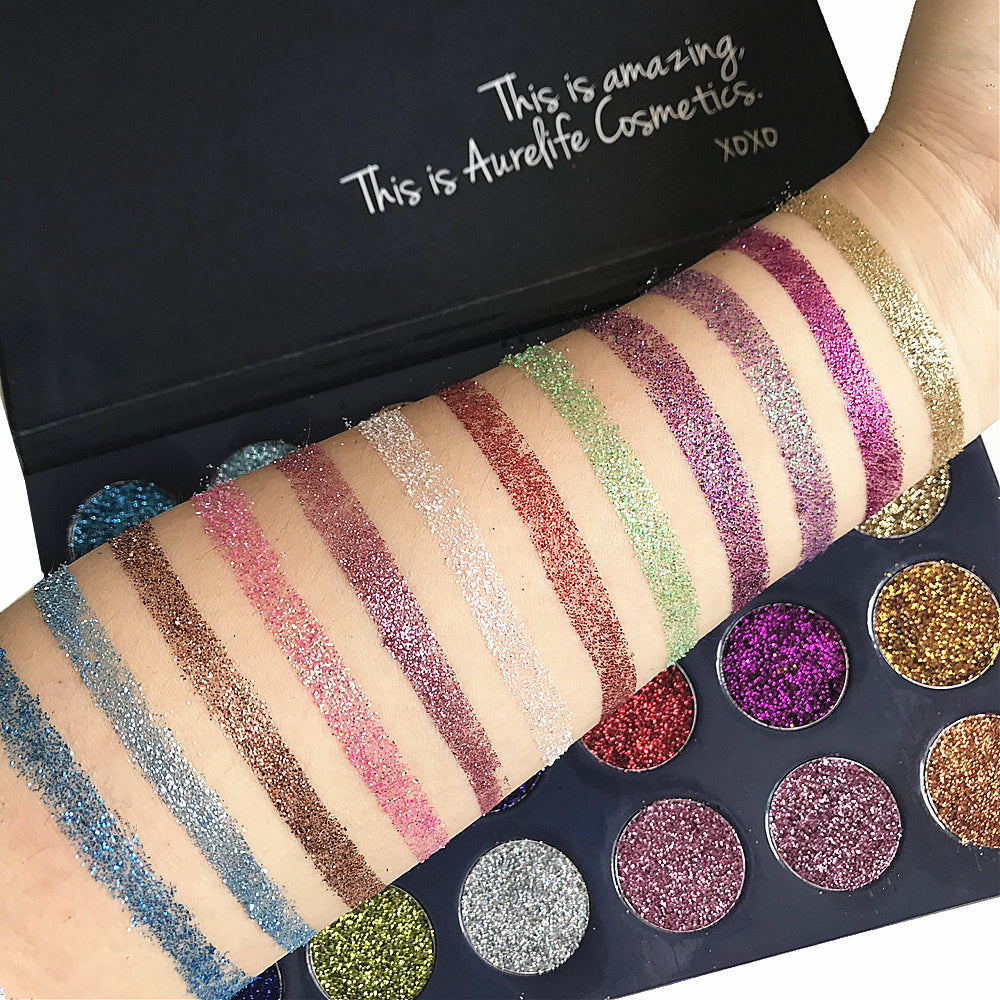 Glitter Eyeshadow Palette 24 Colors Diamond