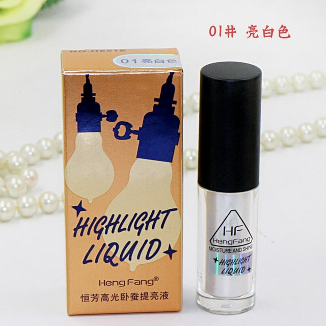 Gold Highlighter Liquid Cosmetic Face