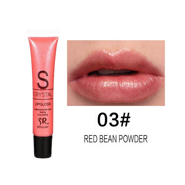 Brand Makeup Crystal Liquid Lip Gloss Cosmetics Long Lasting Lipstick Moisturizer Shining Diamond Shimmer Glitter Lip Gloss