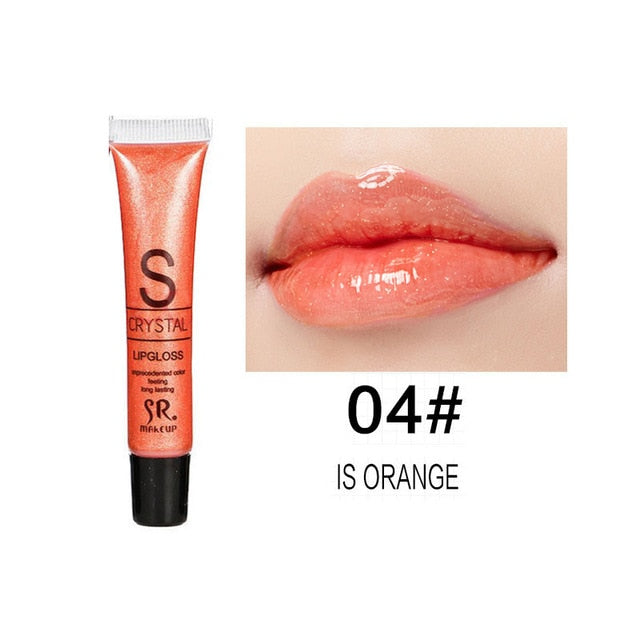 Brand Makeup Crystal Liquid Lip Gloss Cosmetics Long Lasting Lipstick Moisturizer Shining Diamond Shimmer Glitter Lip Gloss