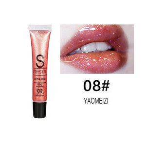 Brand Makeup Crystal Liquid Lip Gloss Cosmetics Long Lasting Lipstick Moisturizer Shining Diamond Shimmer Glitter Lip Gloss