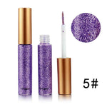 2018 Shimmer Glitter Eyes Liner For Women Make Up Easy to Wear Waterproof Pigment Red White Gold Liquid Eyeliner Glitter Makeup