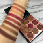Professional Eyeshadow New Shimmer Matte Eye Palette Makeup Waterproof Pigment Warm Nude Color