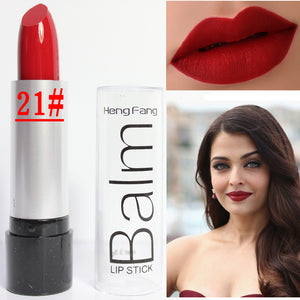 2018 New Fashion Lip stick Makeup Waterproof Long Lasting Pigments Sexy Red Baby Pink Black Lot Lipstick Girls Cheap Makeup