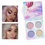 HANDAIYAN Rainbow Shimmer Highlighter Powder Makeup Eye Face Glow Glitter Palette Makeup Cosmetics iluminador facial Popular