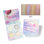 HANDAIYAN Rainbow Shimmer Highlighter Powder Makeup Eye Face Glow Glitter Palette Makeup Cosmetics iluminador facial Popular