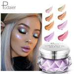 3D Contour Face Glowing Metallic Highlighter Glitter Bronzer Powder Pigment Cream Festival Makeup Cosmetics Highlighter Palette