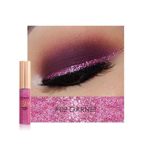 Focallure 5 Color Shimmer Eye Liner Korean Cosmetics Waterproof Pigments Shiny Silver Pink Blue Gold Glitter Eyeliner Makeup