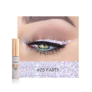 Focallure 5 Color Shimmer Eye Liner Korean Cosmetics Waterproof Pigments Shiny Silver Pink Blue Gold Glitter Eyeliner Makeup
